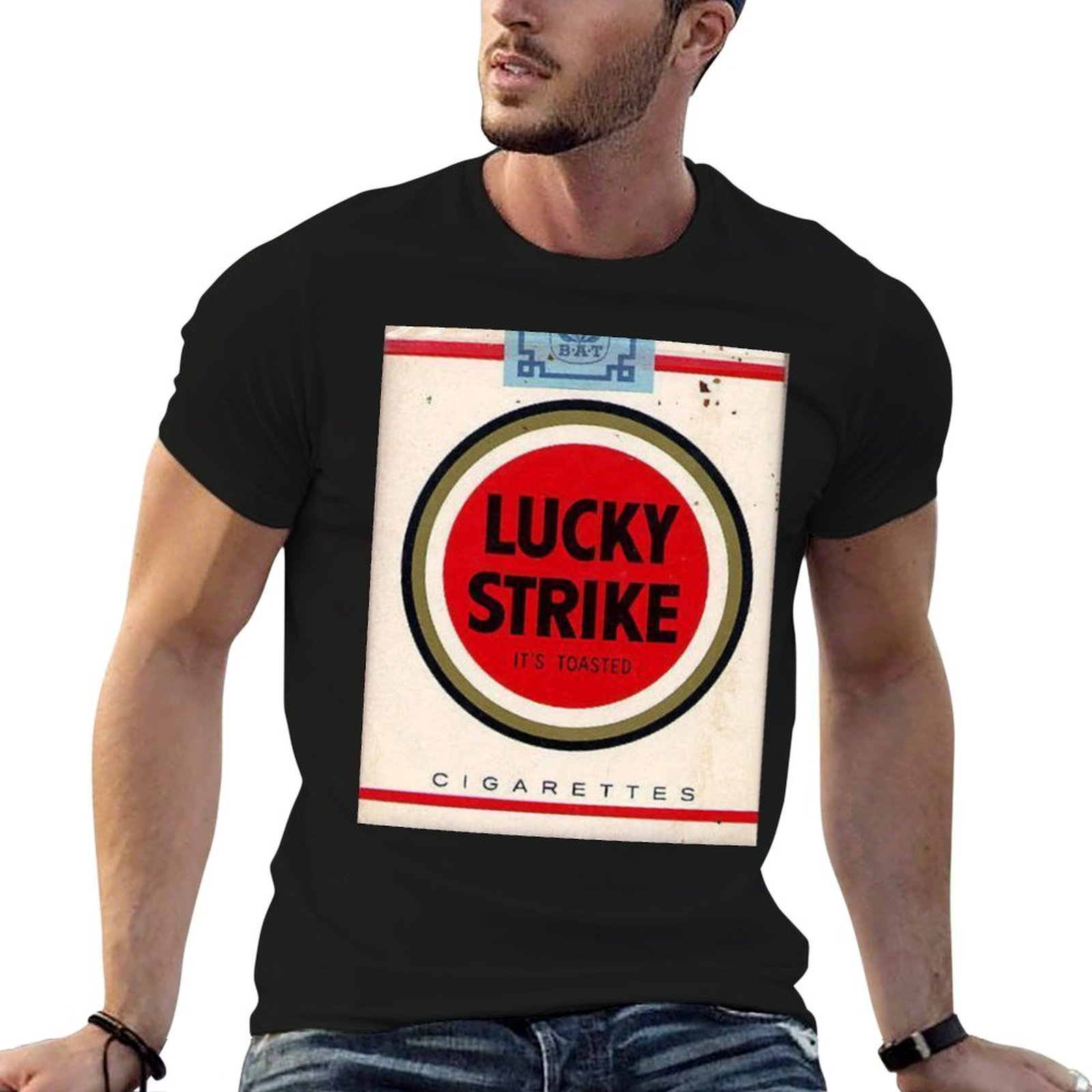 Anime Merchandise For Men - BESTSELLER Lucky Strike Merchandise T-Shirt Herren-T-Shirt