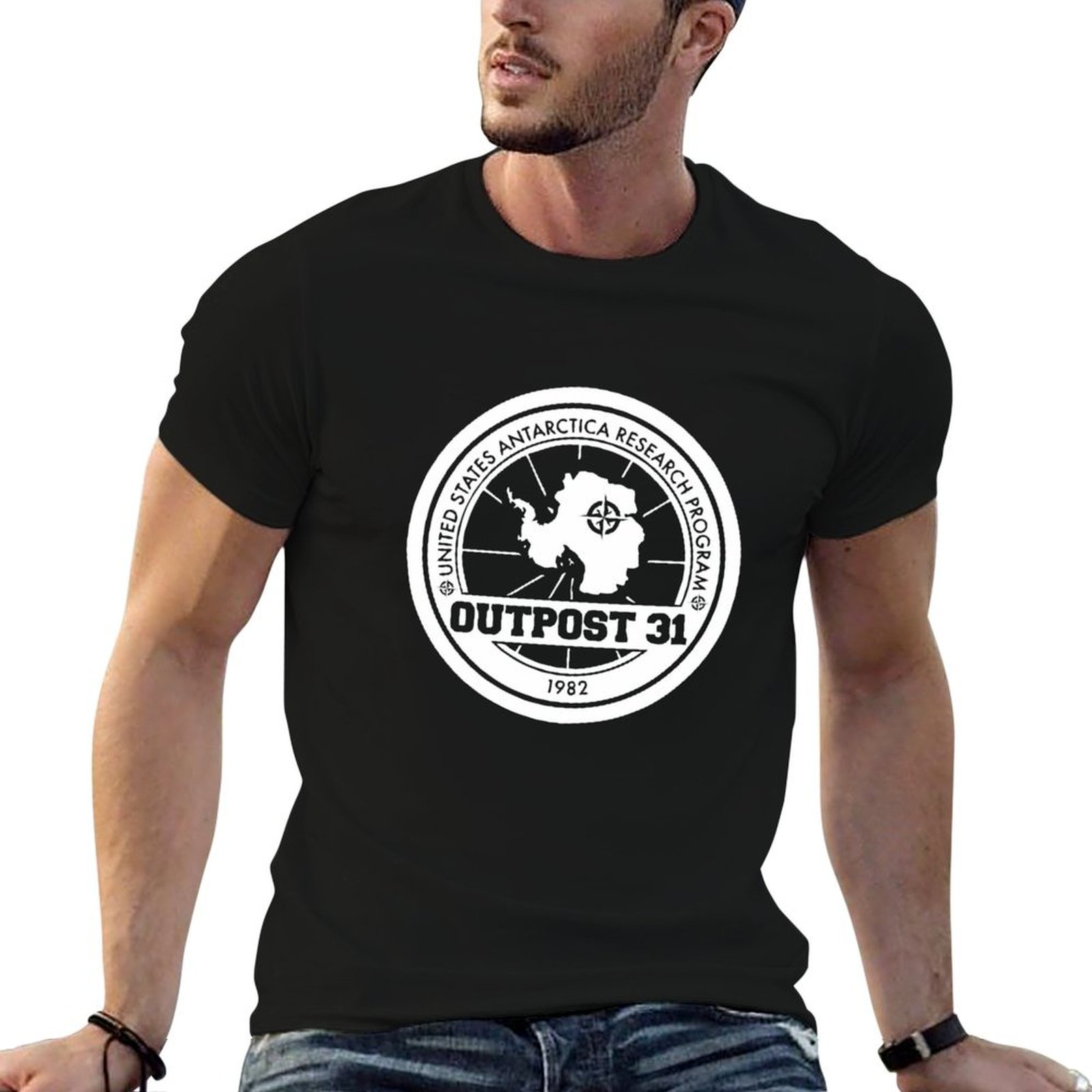 Anime Merchandise For Men - Outpost 31 Logo MERCHANDISE T-Shirt Herren-T-Shirt