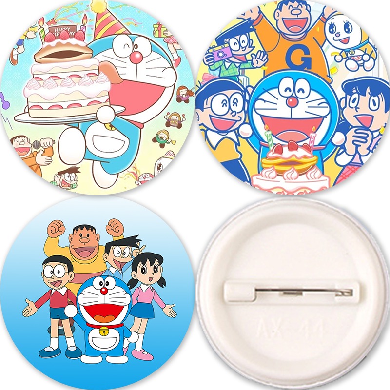Anime Merchandise For Men - Doraemon Anime Pins für Damen und