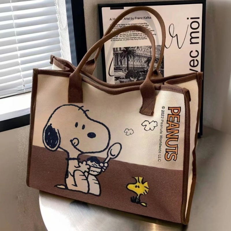 Snoopy Woodstock Cartoon Große – Anime Tote Bag Bewertung und Preis