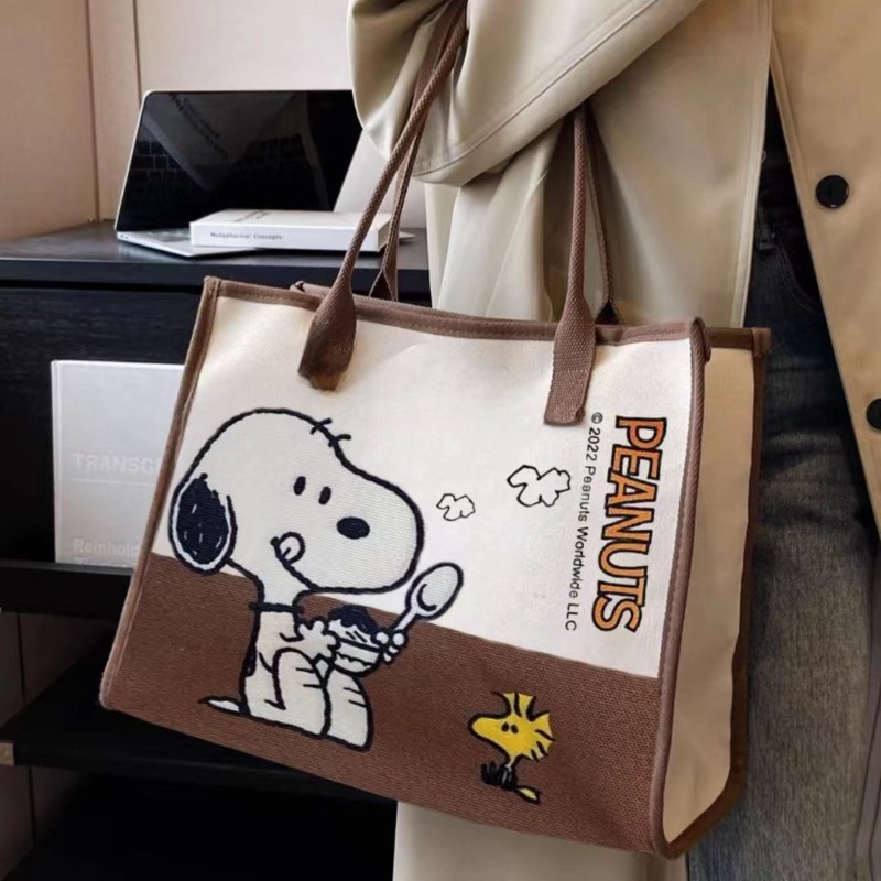 Snoopy Woodstock Cartoon Große – Anime Tote Bag Bewertung und Preis