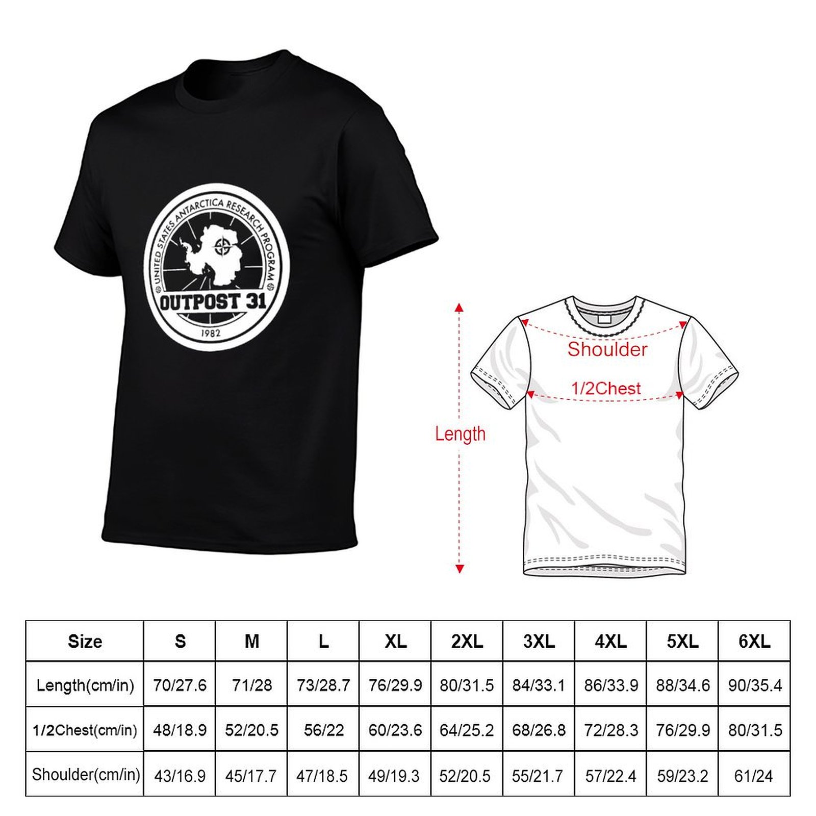 Outpost 31 Logo MERCHANDISE T- – Anime Merchandise For Men Bewertung und Preis