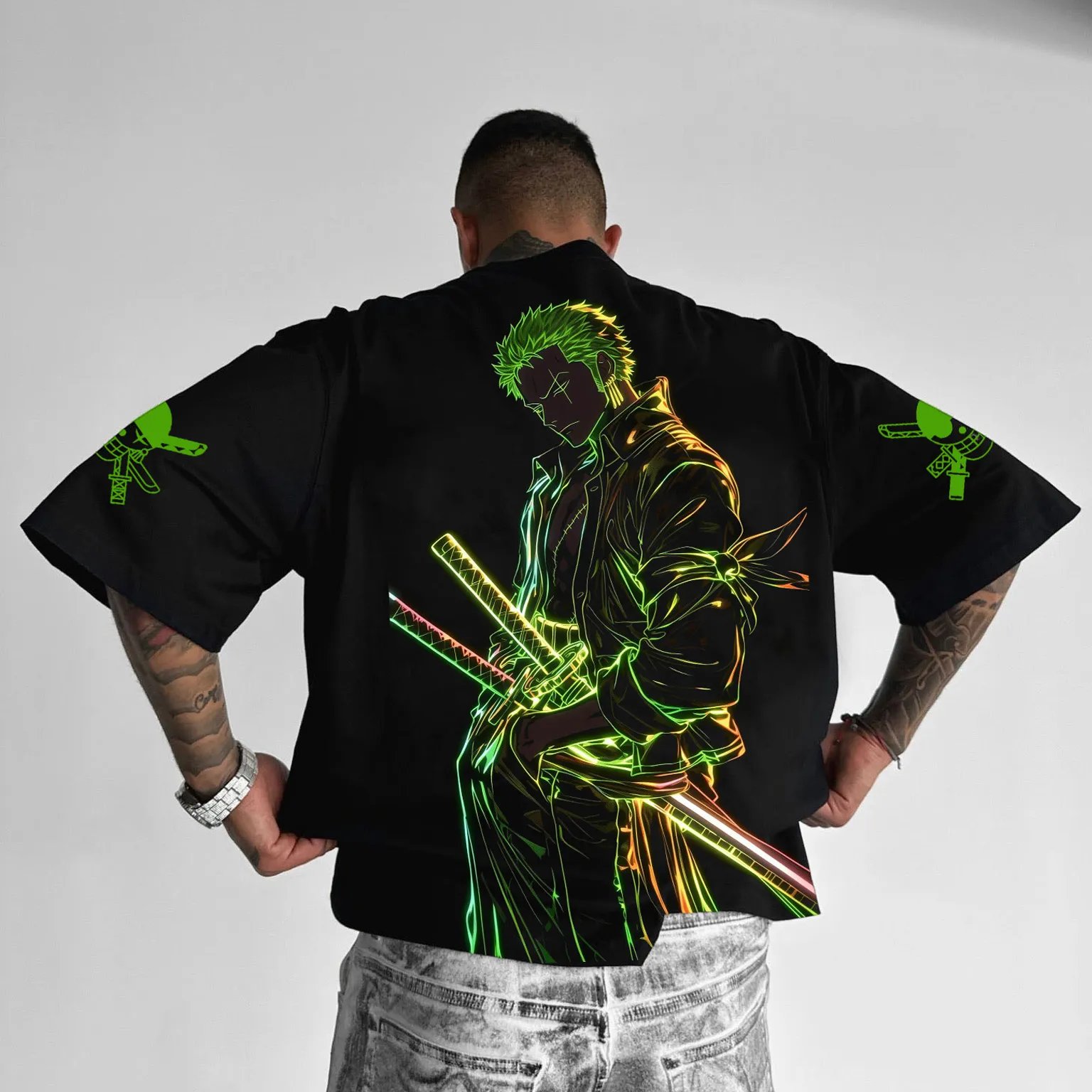 Anime One Piece Luffy Zoro Gra – Zoro Anime Merchandise Bewertung und Preis