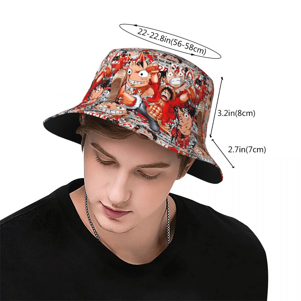 Anime One Piece Luffy Bucket H – Anime Merchandise For Men Bewertung und Preis